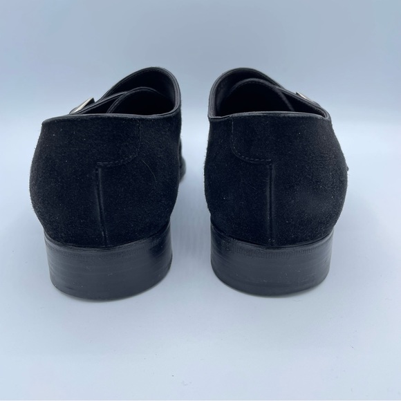 Moreschi Italy Suede Shoes 8 1/2 Black - Picture 10 of 16
